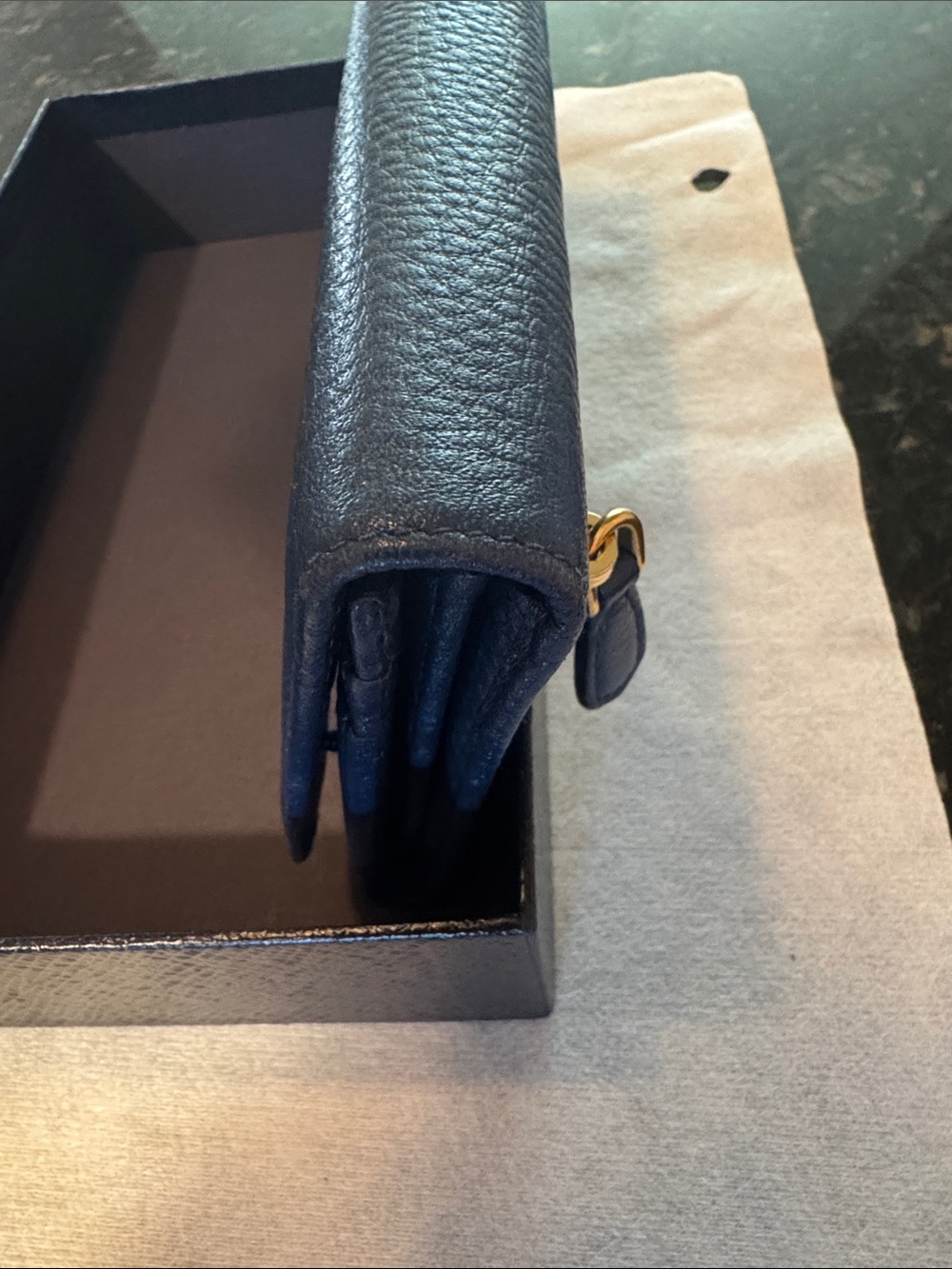 Prada Elegant Blue Wallet Set - Picture 13 of 16